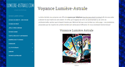 Desktop Screenshot of lumiere-astrale.com